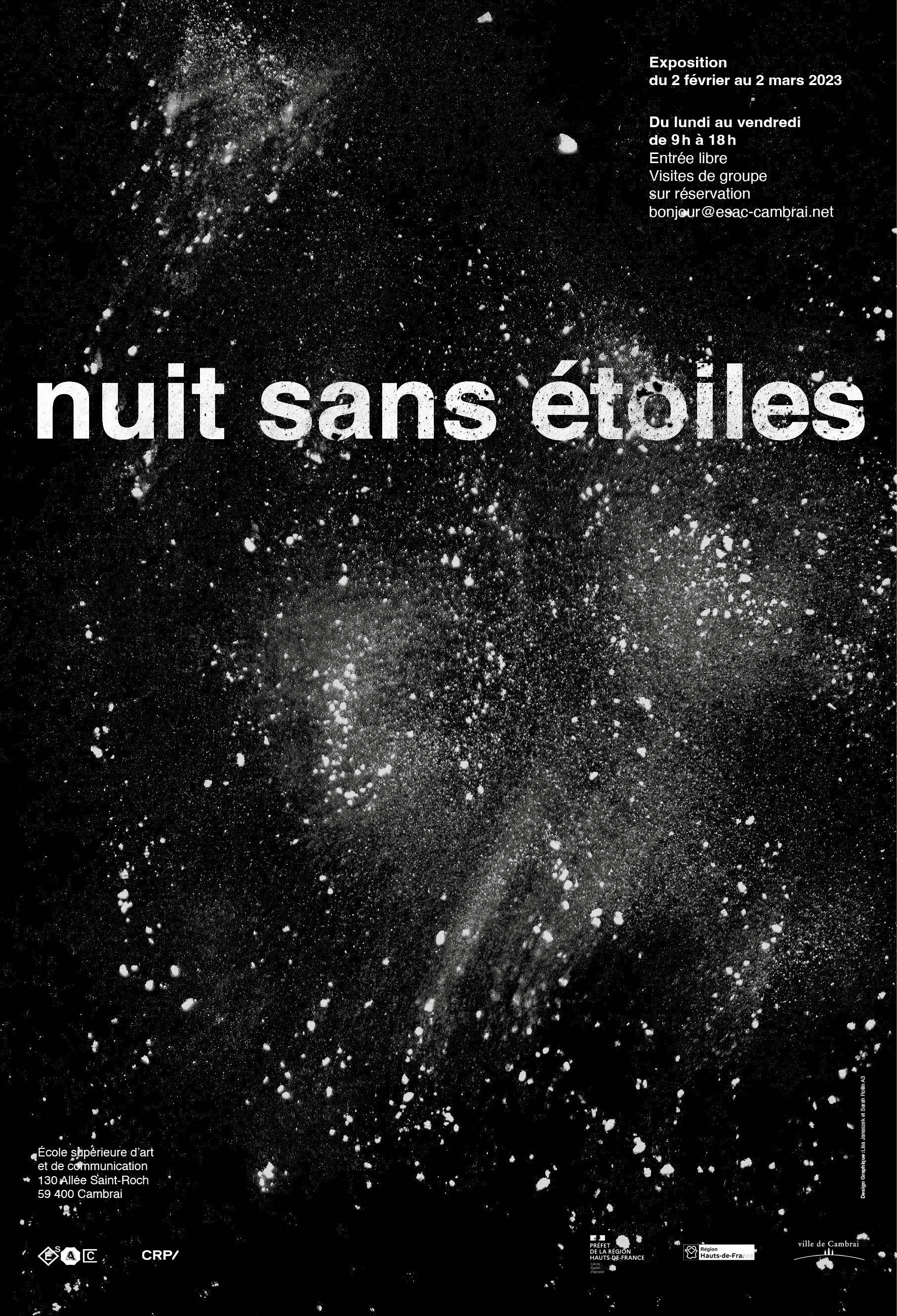 Exposition Nuit sans étoiles Du 2 février au 2 mars École Supérieure d’art & de